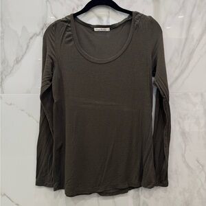 Olive Green Long Sleeve Shirt